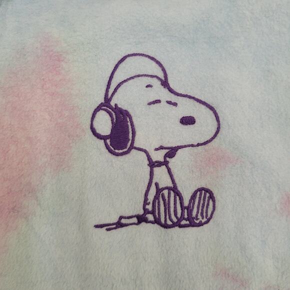 Peanuts 1/4-Zip Fleece Sweater Womens XL 23x21 Crop - Picture 15 of 16